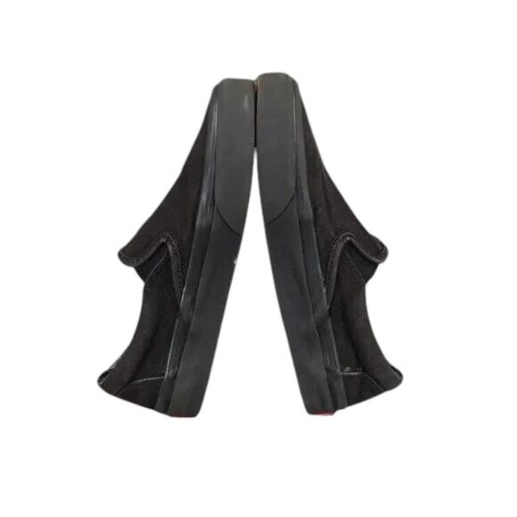 Vans Shoes Womens 6.5 Sneakers Classic Slip On Casual Black Canvas Skate Active - Picture 8 of 12